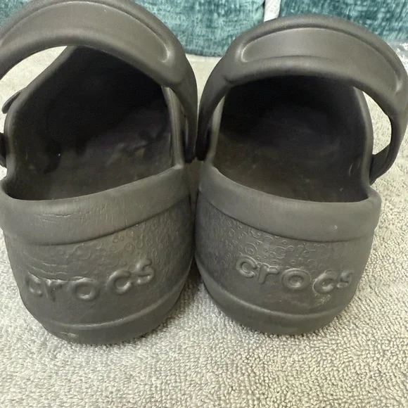 Crocs Mercy Floral Work Clogs Womens Size‎ 10 purple floral band - Picture 4 of 11